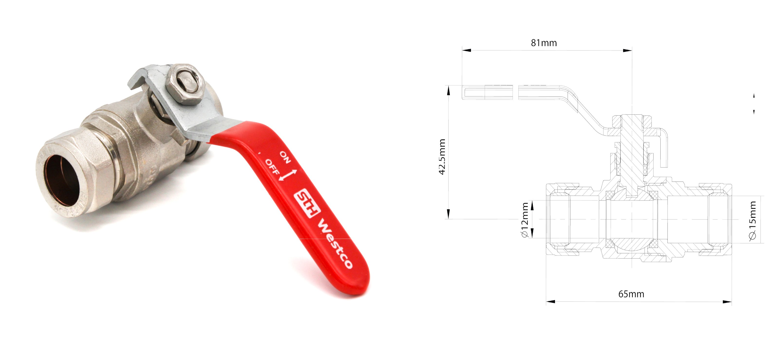 Sth Westco Westco S New Lever Arm Ball Valves Is Available In 15mm 22mm 28mm In Both Red And Blue Handles Features Benefits Rust Resistant Dacromet Levers Stainless Steel Isolation Ball