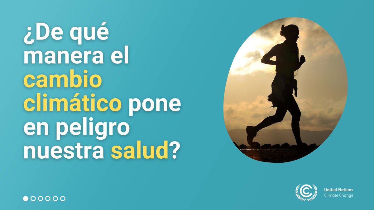 Hoy es el #DíaInternacionalDeLaSalud, un día para recordar que la #CrisisClimática también afecta a la salud de las personas en todo el 🌎.

Necesitamos una #AcciónClimática más ambiciosa que nos ayude a forjar un futuro más saludable.

#EsPosible

1/6