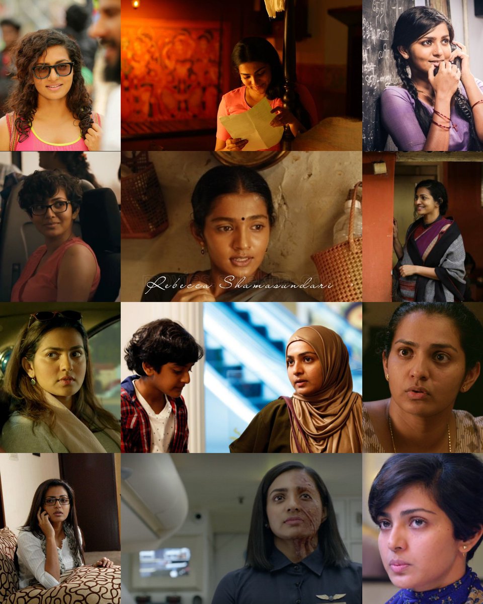 Maari. Panimalar. Sarah. Manonmani. Kanchanamaala. Tessa. Sameera. Jaya. Sophie. Pallavi. Annu. Aditi... & counting.

The empowerment you carry in your natural self ignites the fiery execution of these memorable characters. Happy birthday @parvatweets! ❤️

#HBDParvathyThiruvothu