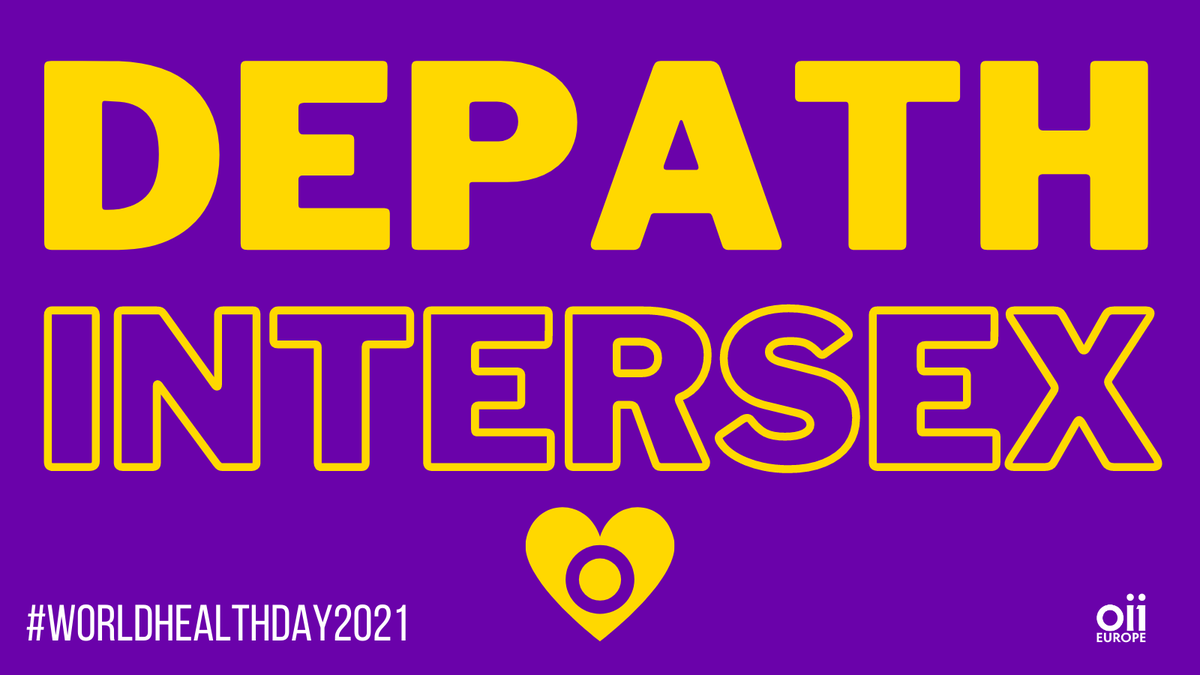 OII Europe (@oiieurope) on Twitter photo On #WorldHealthDay we call for the depathologisation of #intersex variations, that continue to be framed as "disorders" in the newest ICD-11 of the <a href="/WHO/">World Health Organization (WHO)</a>. Instead we seek access to healthcare that takes into account the actual health needs of intersex people. 💛💜💛 On #WorldHealthDay we call for the depathologisation of #intersex variations, that continue to be framed as "disorders" in the newest ICD-11 of the <a href="/WHO/">World Health Organization (WHO)</a>. Instead we seek access to healthcare that takes into account the actual health needs of intersex people. 💛💜💛