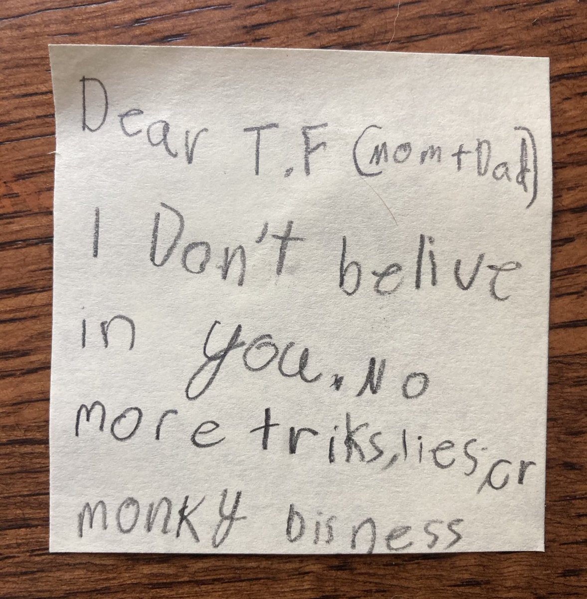 Personal news: After years of flawless service, the Tooth Fairy hit a rough patch this week.