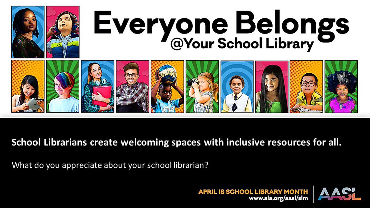 April is #SchoolLibraryMonth though the band has taken over the Vernon ILC, you can click the link in my bio for our Virtual Library!
