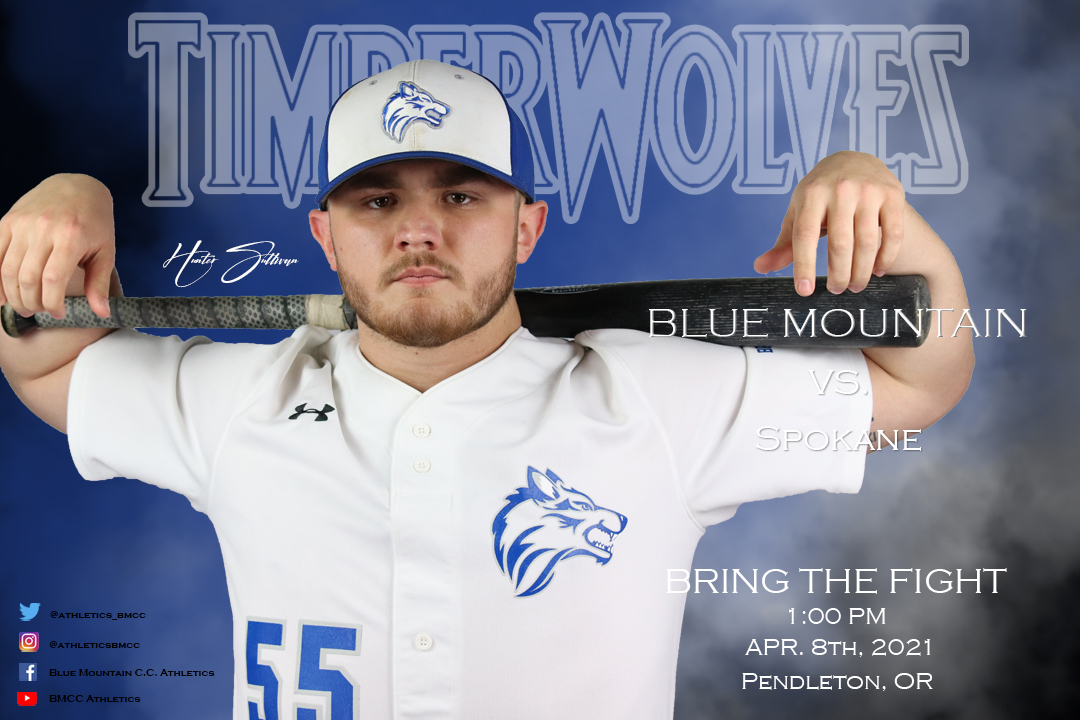 GAME DAY!! BMCC baseball is back!! Kicking off their season at home against Spokane!

No spectators will be allowed within the perimeter of the baseball field.

🆚 Spokane
⌚ 1:00 PM &amp; 4:00 PM
📍 Pendleton, OR
💻 youtube.com/channel/UCl43i…

#BringTheFight