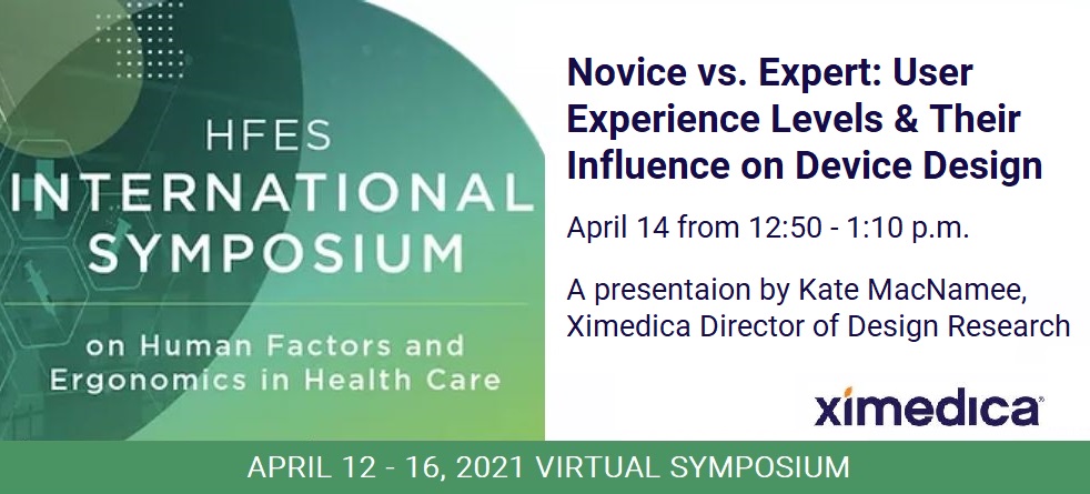 Ximedica's tweet photo. Next week is the HFES Health Care Symposium (April 12 -16), with cutting-edge presentations &amp; workshops on emerging issues in healthcare HF/E. Stop by @Ximedica's booth and see Kate MacNamee's presentation on user experience &amp; device design. Register now: https://t.co/8aMnl26sIn https://t.co/rdhMhmm1eW