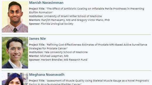 Manish Narasimman (@med_manish) on Twitter photo So fortunate to be a student <a href="/umiamimedicine/">Miller Medicine</a> which fosters research at such an early stage in medical school! <a href="/HenriFordMD/">Henri R. Ford, MD, MHA, FACS, FRCS(Eng), FAAP</a> <a href="/dipenjparekh/">Dipen J Parekh, M.D.</a> @ranjithramamd <a href="/jesse_ory/">Jesse Ory</a>
Congrats to the other student award winners auanet.org/research/resea…
Thanks <a href="/AmerUrological/">Amer. Urol. Assn.</a> for providing support!! So fortunate to be a student <a href="/umiamimedicine/">Miller Medicine</a> which fosters research at such an early stage in medical school! <a href="/HenriFordMD/">Henri R. Ford, MD, MHA, FACS, FRCS(Eng), FAAP</a> <a href="/dipenjparekh/">Dipen J Parekh, M.D.</a> @ranjithramamd <a href="/jesse_ory/">Jesse Ory</a>
Congrats to the other student award winners auanet.org/research/resea…
Thanks <a href="/AmerUrological/">Amer. Urol. Assn.</a> for providing support!!