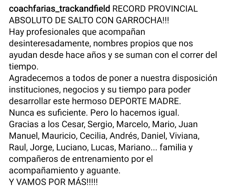 losfariasok's tweet photo. Record Provincial absoluto de salto con garrocha de Valentina Farías.
@DeportesCba @pichi_oficial @JSchiaretti @alevigo @agenciacbajoven @ManuelCalvoCba @CarlosAPresas @egatoromero @NicoGarciaMig @marianovilla_ @danielsalibi @danielscioli @nicoscioli @gobdecordoba https://t.co/kz28rSLD9M