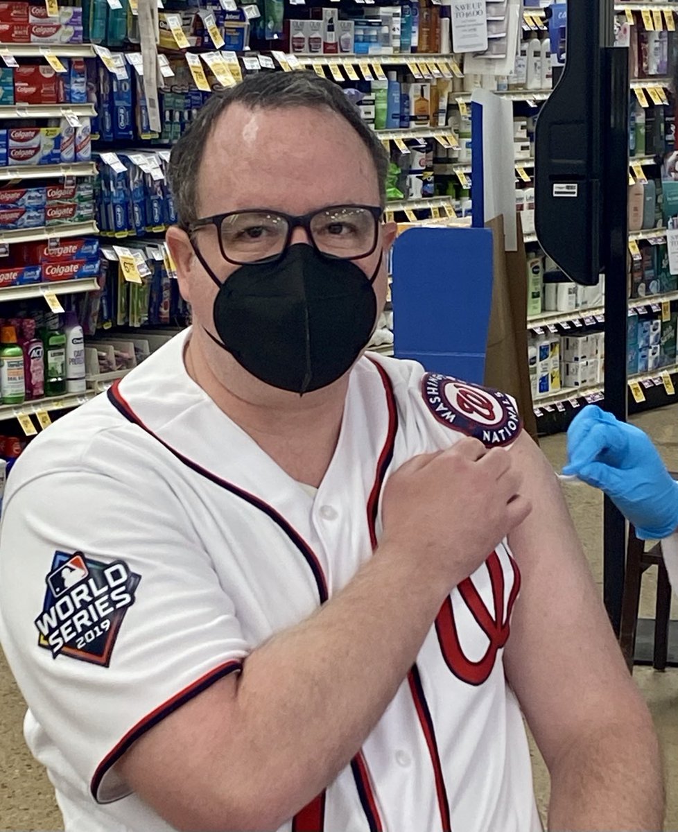 Thrilled to get some sweet <a href="/moderna_tx/">Moderna</a> in my bod with dose #2. Grateful for our sciencetists and front line healthcare workers for making this a reality #FaceFactsGetTheVax #CovidVaccine #LetsGoNats