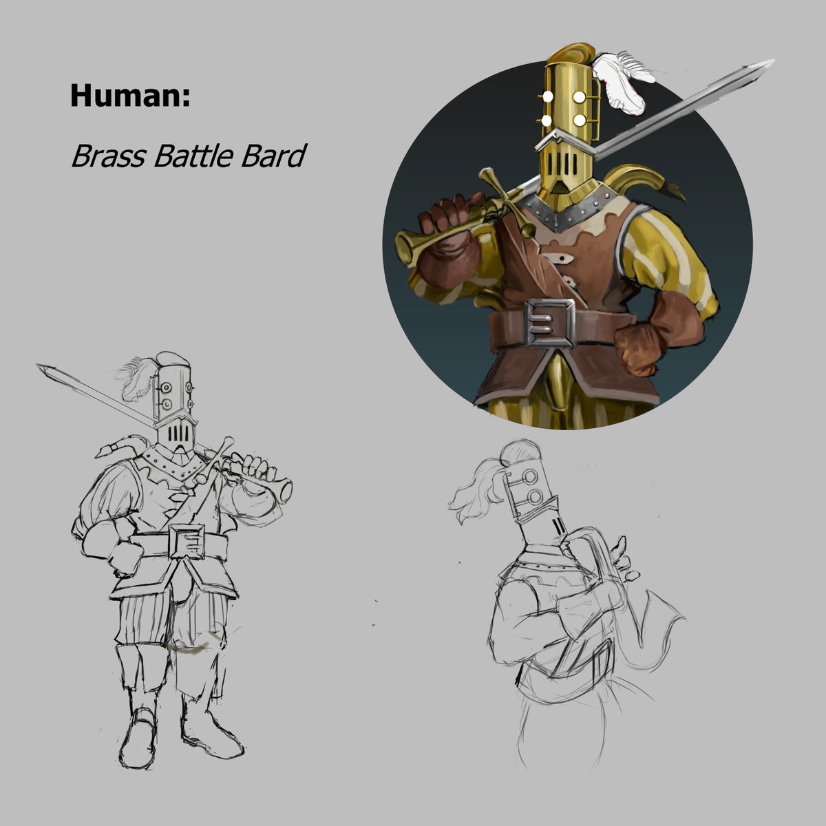 UScoreGames's tweet photo. โ ๏ธโผ๏ธPLAYABLE CHARACTER UPDATEโผ๏ธโ ๏ธ
๐กBrass Battle Bardโ๏ธ
"The harder the #battle, the sweeter the #victory!"
#WednesdayWisdom #InfernalEscape #artistsontwitter #indiedev #gamedev #IndieGameDev #human #redesign #characterart #tabletopgaming #sword #shield #gaming #boardgames https://t.co/QRqwZ2u0At