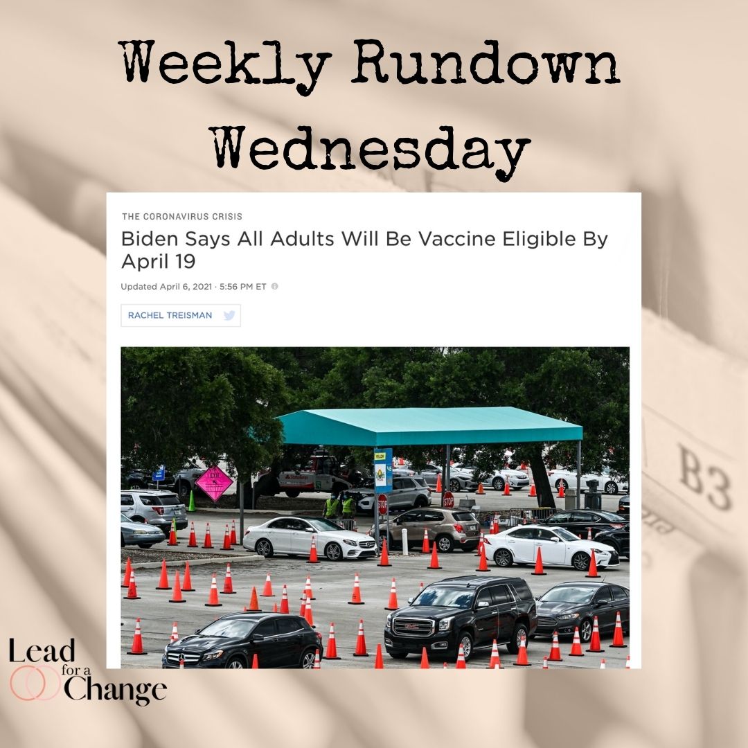 Lead4aChange's tweet photo. Weekly Rundown Wednesday! https://t.co/VDAPqviu55