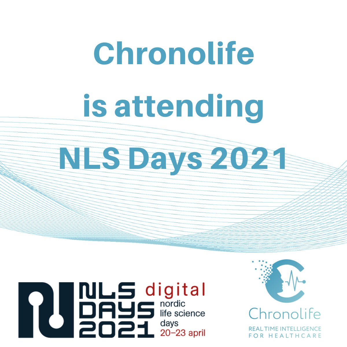 📅Chronolife is attending the <a href="/NLSDays/">NLSDays</a> Digital Conference from the 20th to the 23rd of April. Eager to know more about us? Visit our website chronolife.net to learn more about our solutions and book a metting with us using the Partnering platform and search "Chronolife".
