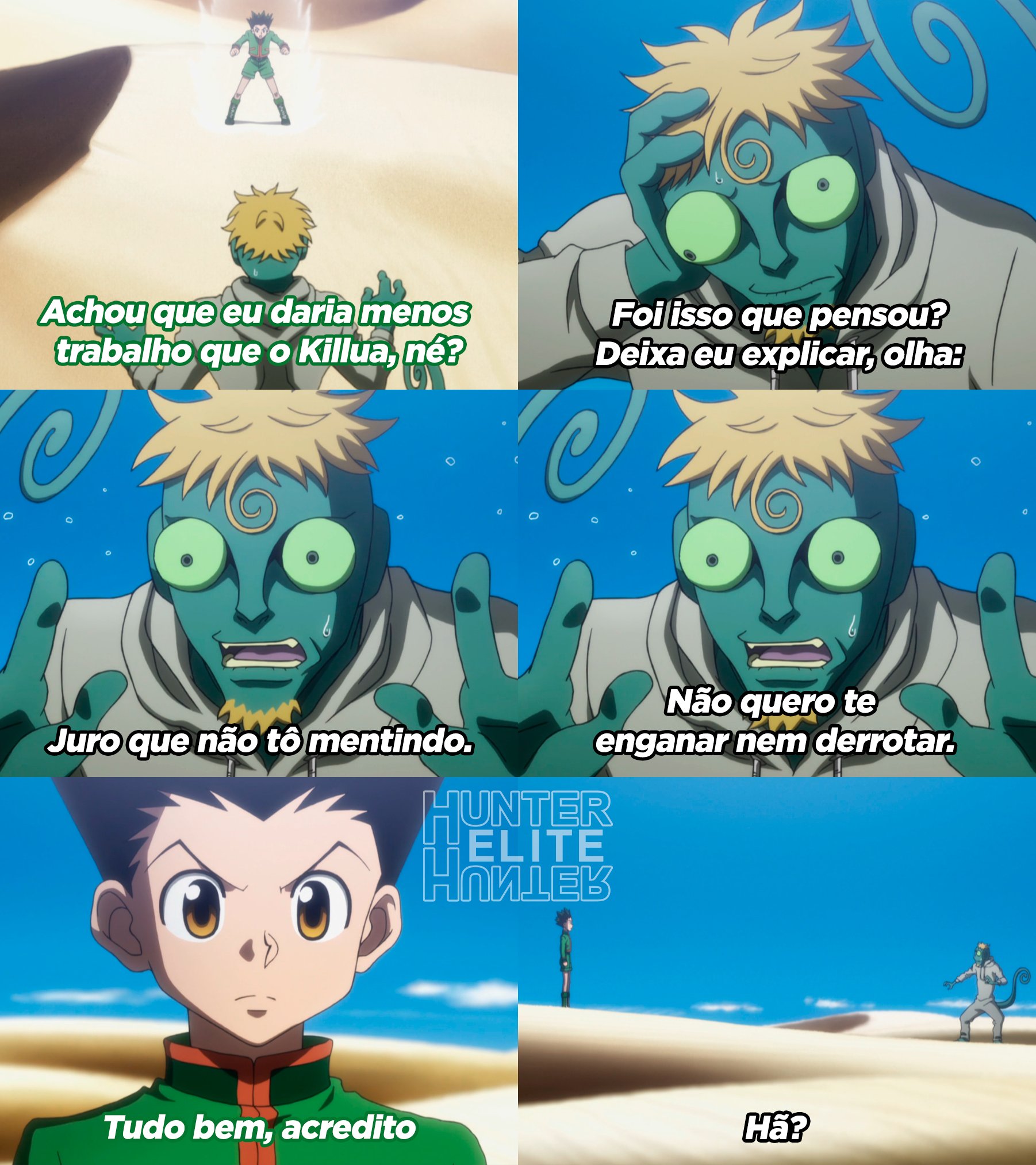 Né isso! - Elite Hunter x Hunter