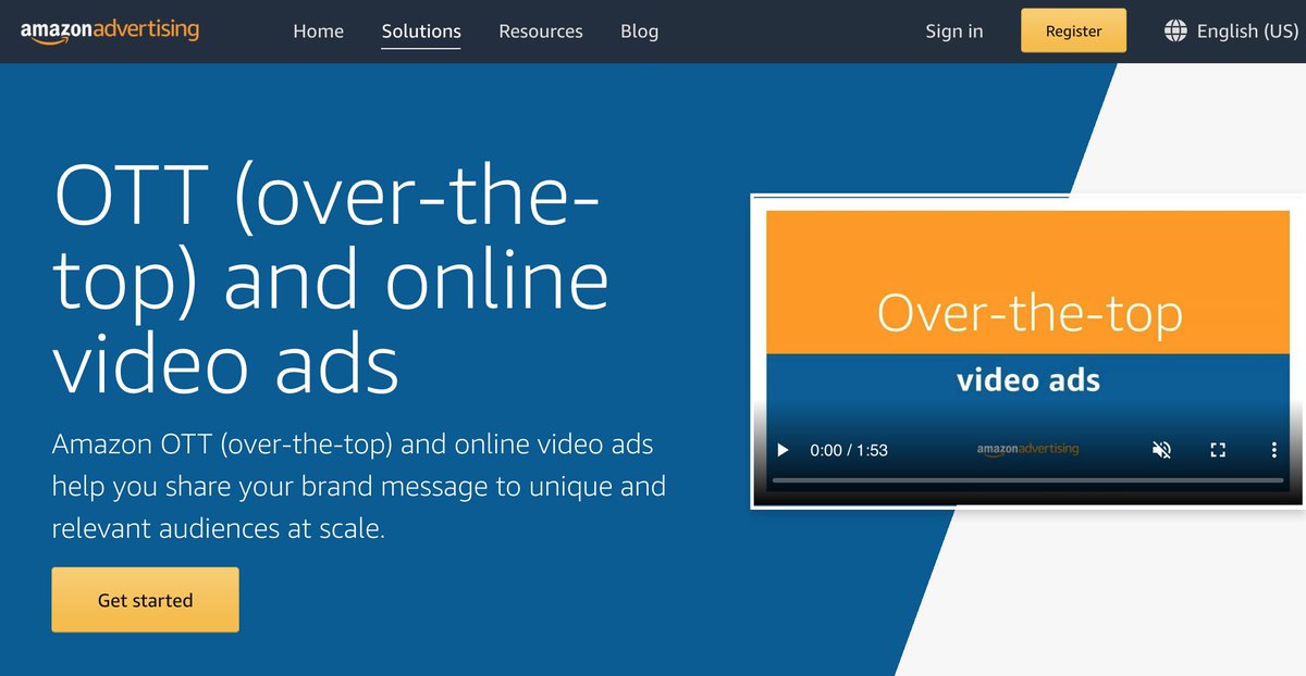 9/ Amazon  $AMZN has underperformed Google by 28%+ ytd but the street is underestimating its huge advantage from checkout history as it rolls out its DSP and OTT advertising offerings. MS sees the stock at $4200 and 3600 calls payout over 100% by Jan 2022 if it gets there