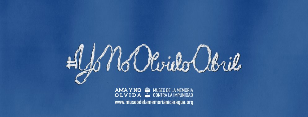 museomemoria_ni's tweet photo. 🕯️💙🖤 Unite a nuestra lucha contra el olvido y demanda de justicia por las víctimas de represión estatal, compartiendo tus memorias y reflexiones con la etiqueta #YoNoOlvidoAbril. 🕯️💙🖤

👉🏽 #YoNoOlvidoAbril porque... https://t.co/8MrQvSc4Kq