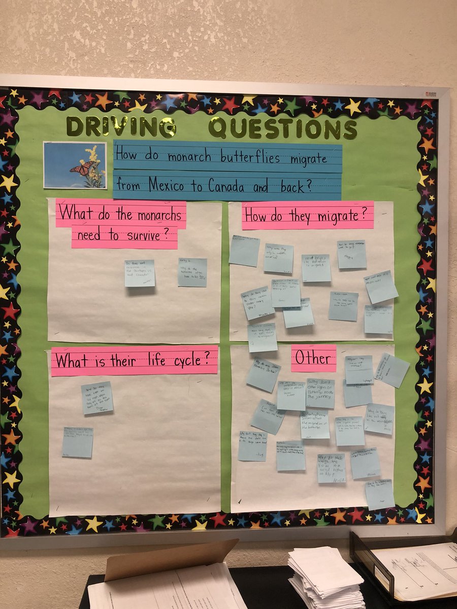 ScienceIsFUN4us's tweet photo. The Monarch Migration storyline in @MaryJenscience classes is off to a great start! Kids are responding well and #sciencetalk is rich. #KCSScienceDoesStorylines @swivl #questioningstrategies @KCSScience https://t.co/0xmdbEIBe6