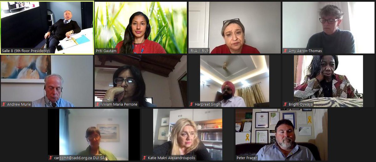 Inspiring call with board of <a href="/RoadVictimsNGO/">IRVP RoadVictimsNGOs</a> to discuss how we can better support victims and their families through the unfortunate tragedies that exist on our worlds roads. #RoadSafety #victimsrights #SDGs #50by30
