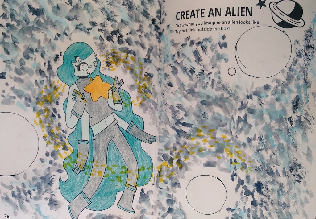Sushi_Studios's tweet photo. Create an alien
#CreateThisBook #alien #space #art #comic #comics #comicartist #artist https://t.co/PKY5yR3AVl