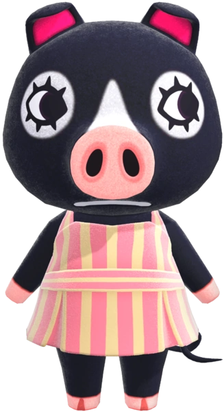 agnes - i freaking LOVE agnes. i've never had her in any game and it makes me so sad because i think she's super pretty. i definitely plan to have her on my island at some point i think her design is really cool. such a baby