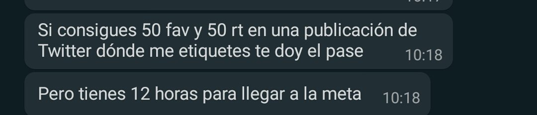 Me regalan 50❤ y 50RT para que @AleCorona_GG  me de regalito de llegada 🙂💕