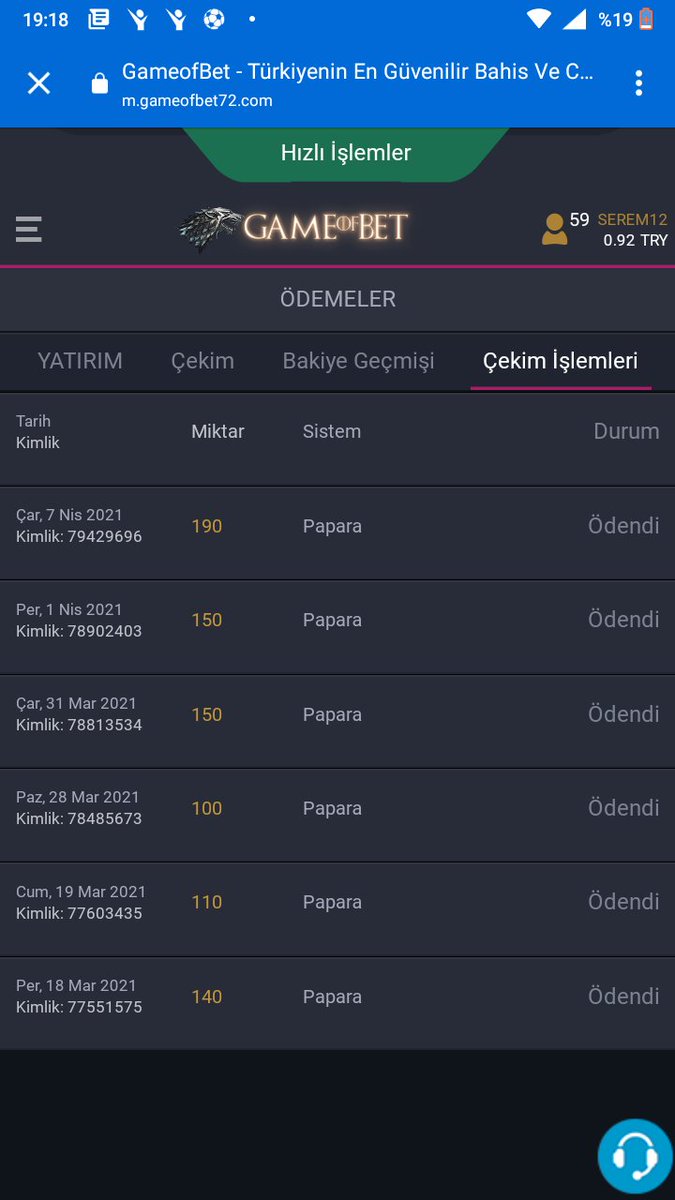 Gameofbetle 5dakkada cekim