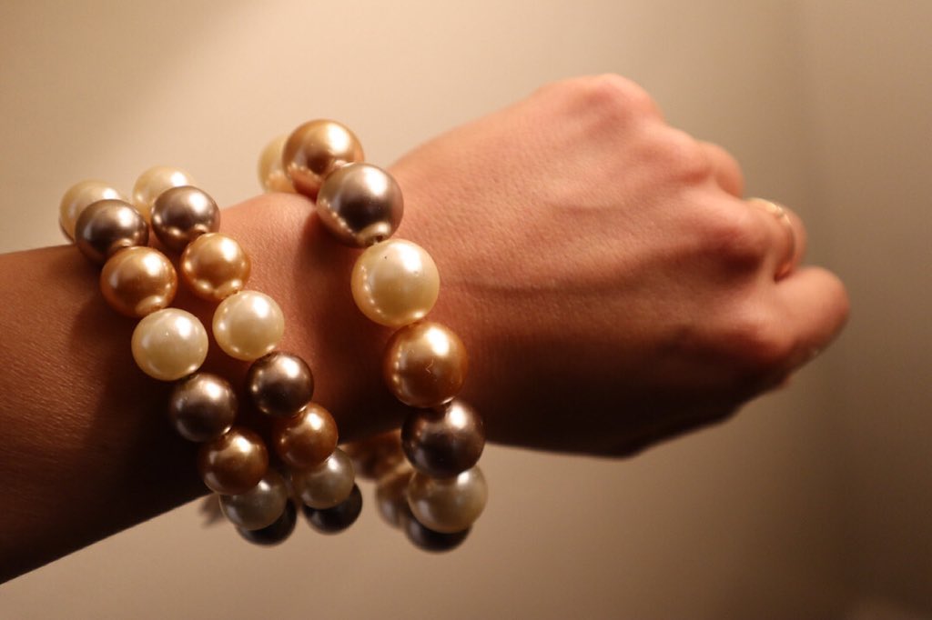 Make your wrist POP with these pearl bracelets.  Shop these and so many more on our website!