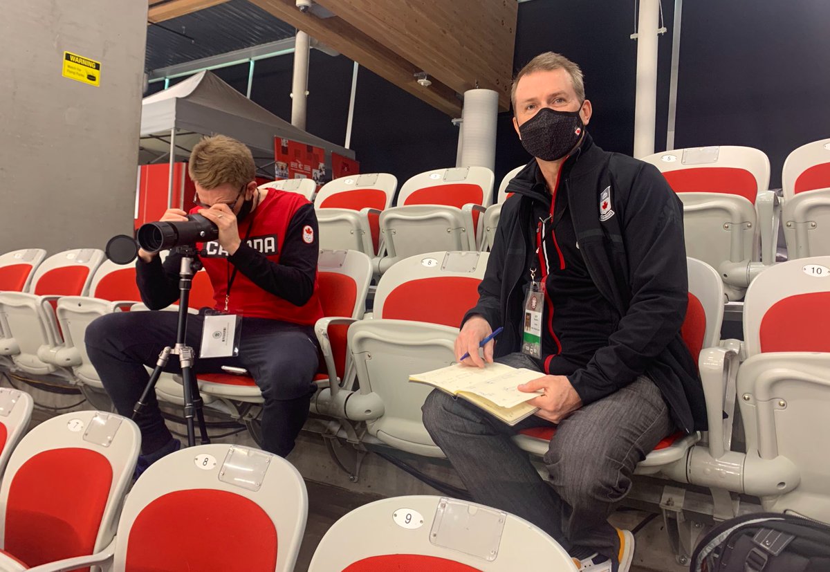 What do you think <a href="/Leftykenbear/">Marc Kennedy</a> and <a href="/jeffstoughton/">Jeff Stoughton</a> are searching for? 

🍩🥌🧢🧦🚂

#WMCC2021