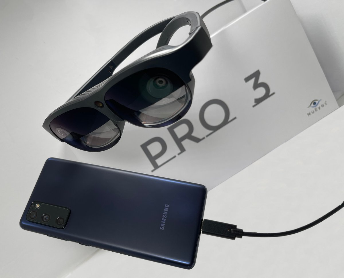 NuEyesTech's tweet image. We are excited to announce that @NuEyesTech has become a @Samsung Channel Partner. Partnering with Samsung allows us to pair the Pro 3 and Pro 3e with various Samsung smart devices, bringing to market the first enterprise level smart glasses that are connected to 5G. 
#5G #pro3