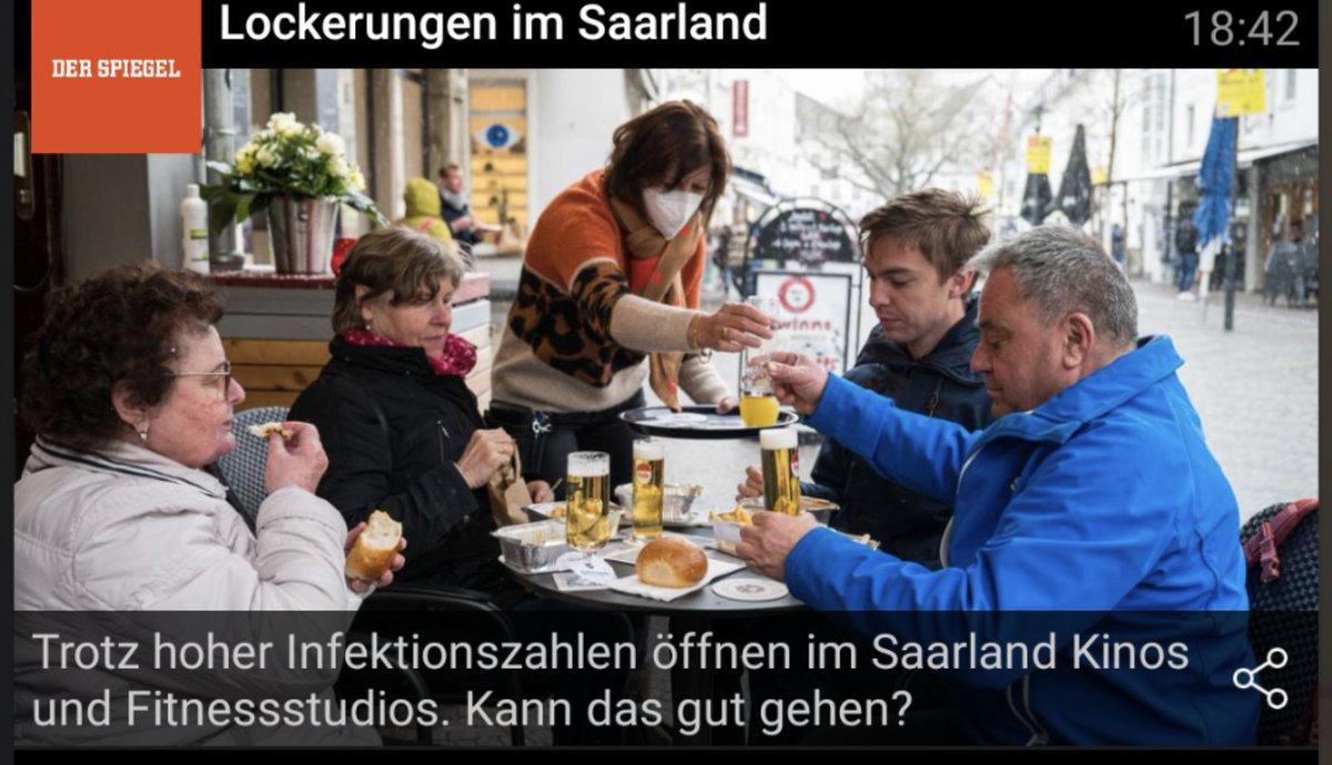 Nein. 

#YesToNoCovid 
#LebenRetten 
#saarlandmodell