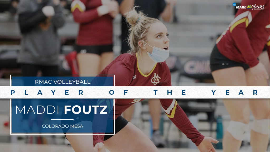 RMAC Sports (@rmac_sports) on Twitter photo Maddi Foutz of <a href="/CMUMavericks/">CMU Mavericks</a> is the #RMACvb Player of the Year after leading the Mavericks to their first RMAC Regular Season Championship since 2014. Foutz leads the team with 3.45 points per set and in digs with 144 total on the season. #EverythingElevated Maddi Foutz of <a href="/CMUMavericks/">CMU Mavericks</a> is the #RMACvb Player of the Year after leading the Mavericks to their first RMAC Regular Season Championship since 2014. Foutz leads the team with 3.45 points per set and in digs with 144 total on the season. #EverythingElevated