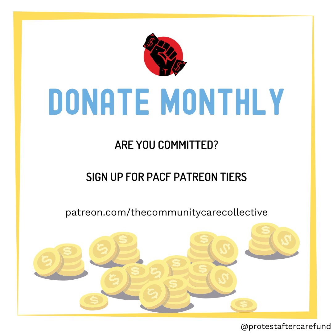 AfterCareFund's tweet photo. When was the last time you supported Black organizers and activists? Donate today, tomorrow, and monthly to keep Black organizers and activists housed, fed, and healthy. Tag your friends and share this post! https://t.co/tmMxYUPR3X