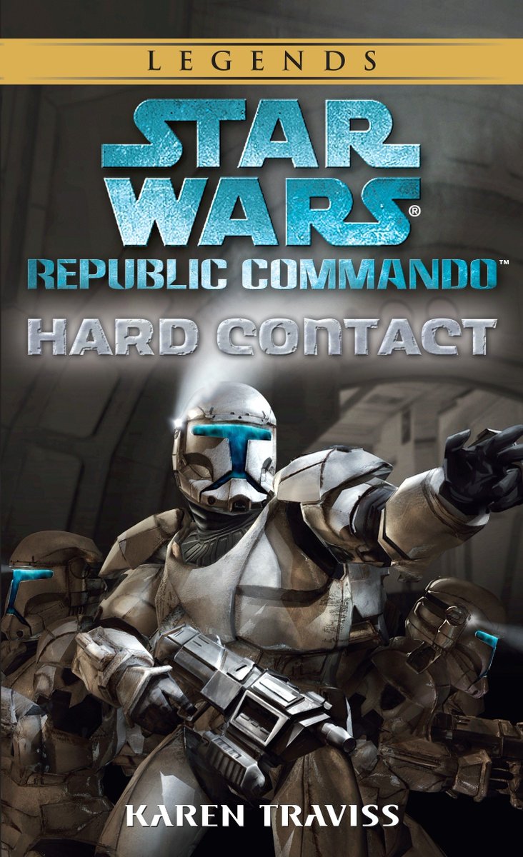 Karen Traviss' first RepComm novel "Hard Contact" was about to be released while we were pushing to finish the game. Everyone on the team got a copy, & I had one at my desk. Inspiring!