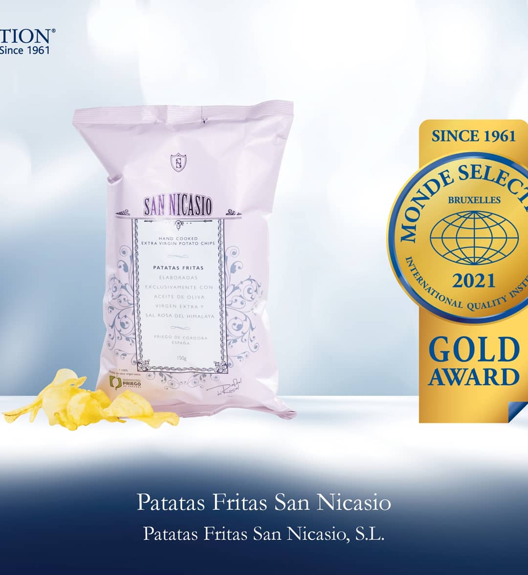 Un año más y una medalla de Oro reconociendo la calidad de nuestras chips San Nicasio, 14 años consecutivos máxima regularidad, transparencia y salud. MADE OF DREAMS. <a href="/chefjoseandres/">Chef José Andrés 🕊️🥘🍳</a> <a href="/JCCapel/">Jose Carlos Capel</a> <a href="/almasubbetica/">Almazaras de la Subbética</a> <a href="/juliaplozano/">Julia Pérez Lozano</a> @extendajunta <a href="/Berasategui/">Martín Berasategui</a>  <a href="/AoveDopPriego/">Aceite de Oliva Virgen Extra DOP Priego de Córdoba</a> <a href="/JoseAndresFoods/">José Andrés Foods</a>