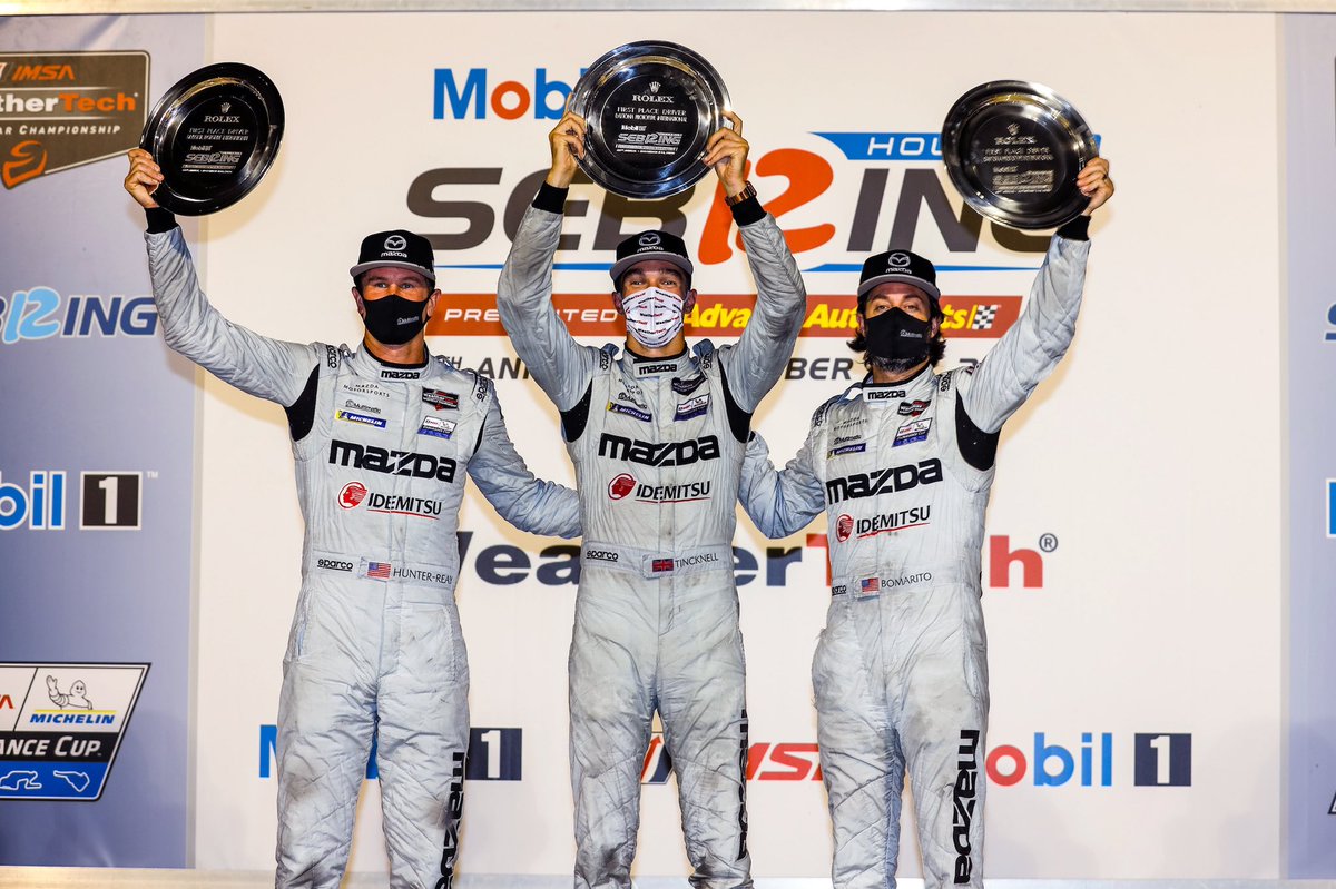 Mazda Motorsports (@mazdaracing) on Twitter photo Soaking in a proud moment as the #Mazda banner becomes part of <a href="/sebringraceway/">Sebring International Raceway</a> history with the 2020 win.
#MazdaMotorsports #Sebring12 Soaking in a proud moment as the #Mazda banner becomes part of <a href="/sebringraceway/">Sebring International Raceway</a> history with the 2020 win.
#MazdaMotorsports #Sebring12