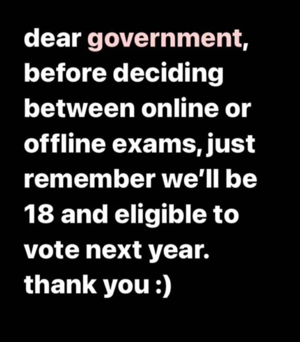 BlackDe17268317's tweet photo. #cancelboardexams2021
We can do it..... We are now voters!!! https://t.co/IL3brgJ9E3