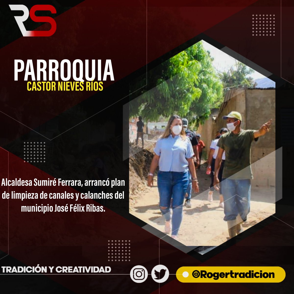 Desde la Parroquia Castor Nieves Ríos, la Alcaldesa <a href="/sumireferrara/">Sumiré Ferrara</a> Arrancó plan de limpieza de canales y calanches en el municipio José Félix Ribas.

"Estaremos desde Maletero hasta Terrazas de Las Mercedes por más de 21 días de trabajo" 

#Venezuela
#PrevencionEnFamilia