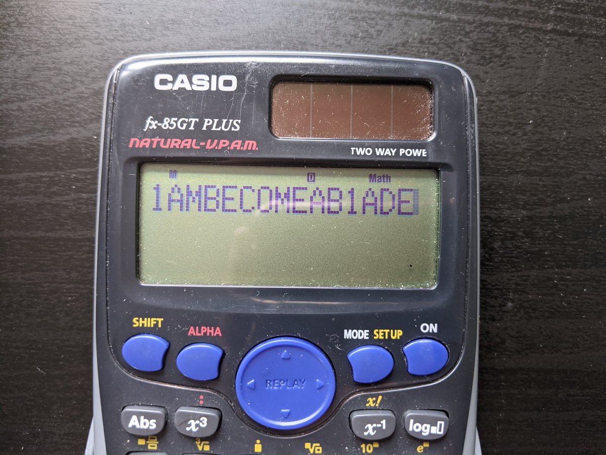 presentedbyjo's tweet image. BESTIES LOOK WHAT I FIGURED OUT YOU CAN DO ON THE CALCULATOR HFKSHG (ignore how dirty it is ohgod)
