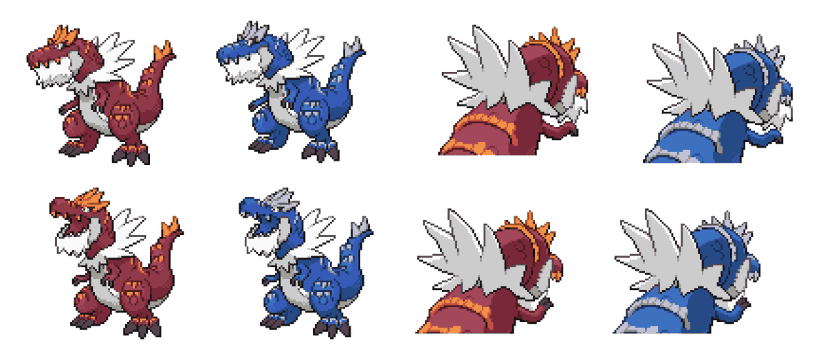 TravisComm's tweet image. Did this a while ago, but recently gave it some polishing 🦖#pokémon #sprite #pixelart
