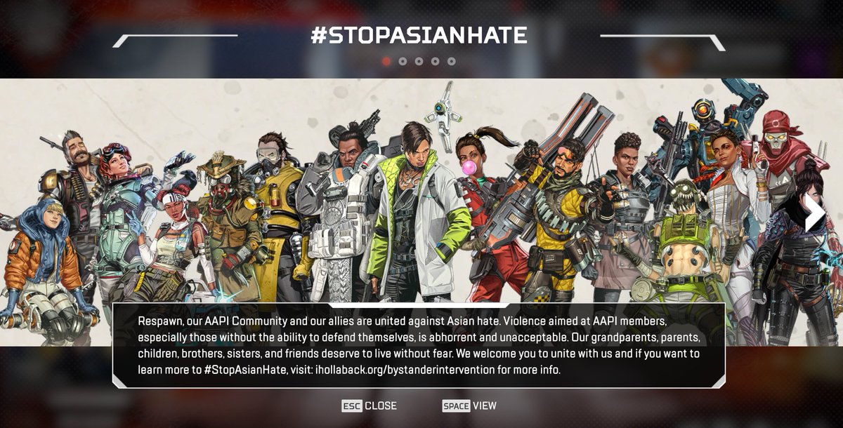 RT @shrugtal: A new promo banner in Apex was just pushed out on #StopAsianHate https://t.co/1EqOn4rVsb