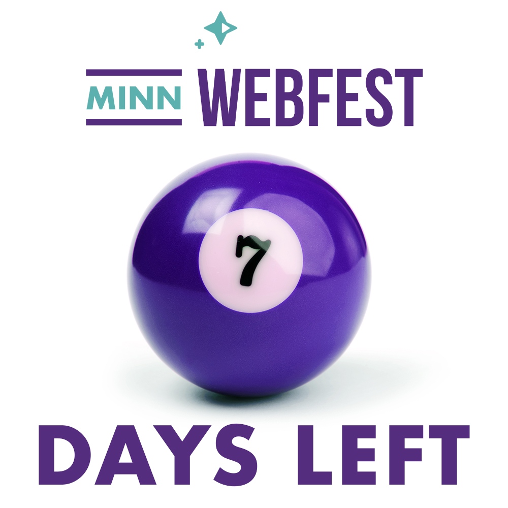 MNWebFest's tweet image. Want a chance to be part of Minnesota WebFest 2021? We want to see you there! Just 7 days left in our regular submission period. Submit today via @FilmFreeway. ⬇️

filmfreeway.org/MNWebFest

#MNWebFest2021 #MNWebFest