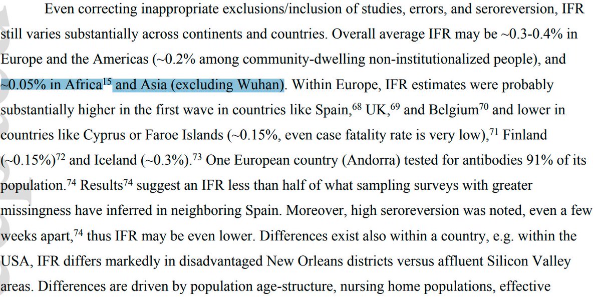 24/ERe: "Ioannidis defends a failed version of explanation #3 [...]. He under-estimated IFR in southeast Asia"Update on Asian seroprevalence studies: https://www.thelancet.com/journals/lancet/article/PIIS0140-6736(21)00238-5/fulltext https://www.mhlw.go.jp/content/000761671.pdf https://twitter.com/KawasakiKR11/status/1379530595148181507He's still doing it: https://twitter.com/AtomsksSanakan/status/1376029923903672322