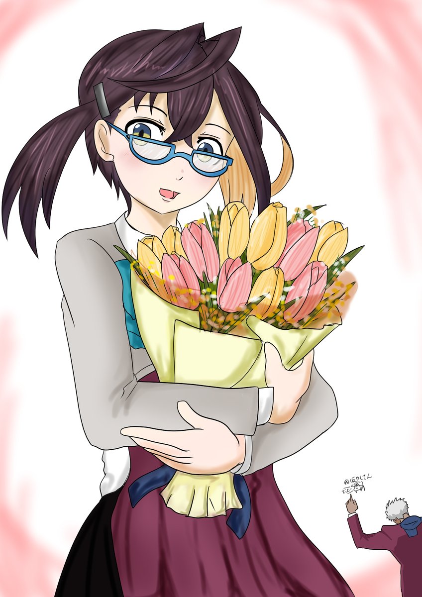 仮椰子さん 原稿中 艦これ版深夜の真剣お絵描き60分一本勝負 艦これ版真剣お絵描き60分一本勝負 フリージアの花の開花時期は３月 ４月 花言葉は黄色では 無邪気 赤は 純潔 それ以外に 憧れ あどけなさ 等の意味もある 止まる