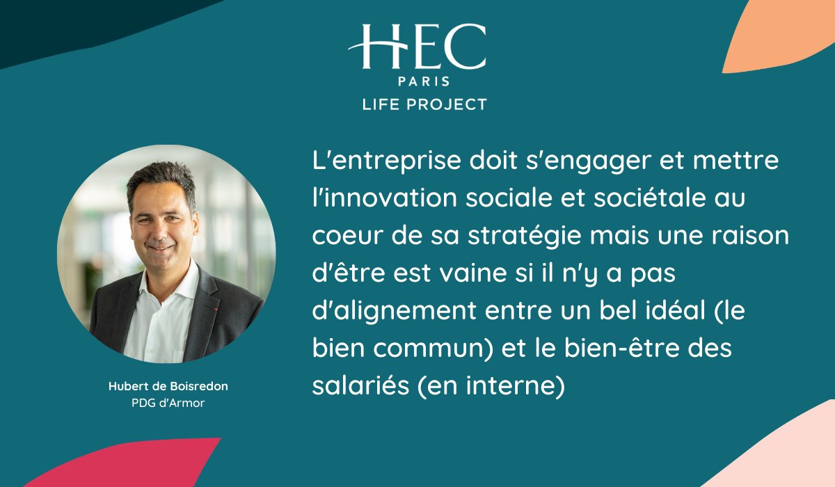 HECParisSnO's tweet image. Merci à @HdeBoisredon PDG @ASCA_ARMOR pour son témoignage sur sa vision du leadership responsable et authentique. #HEClifeProject @HECAlumni &quot;Le management par la confiance et la reconnaissance de notre vulnérabilité sont essentiels&quot; #HECPurposefulLeadership