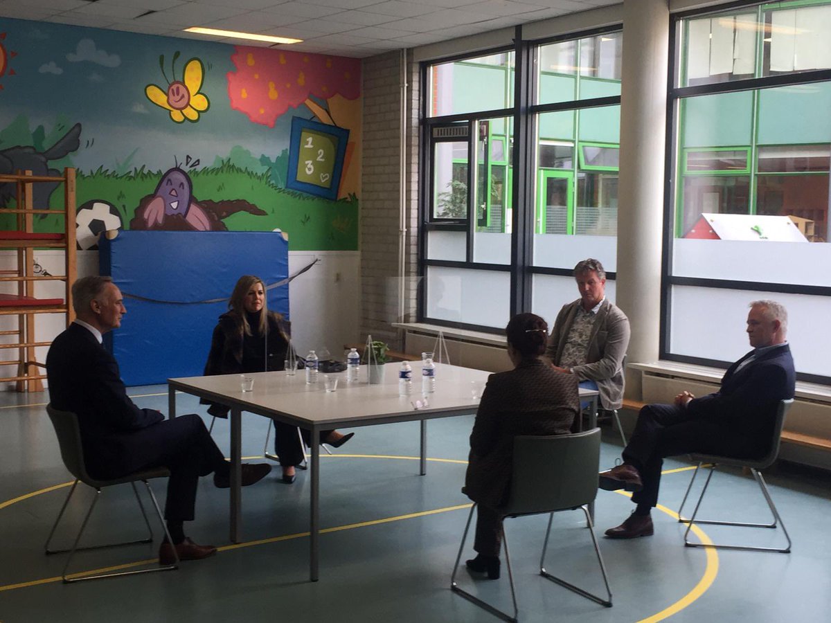 ServaasVen's tweet photo. Zkh koningin Maxima mogen vertellen over testen bij bedrijven en onderwijs. Trots! https://t.co/JR5t73I5Zo