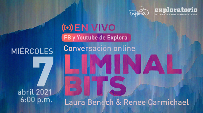 camikant's tweet photo. Ya estamos en vivo hablando con @renbotix y @laubenech sobre su proyecto @liminal_bits --- https://t.co/IsZqGBXvOB https://t.co/qvBFdtVoQ9