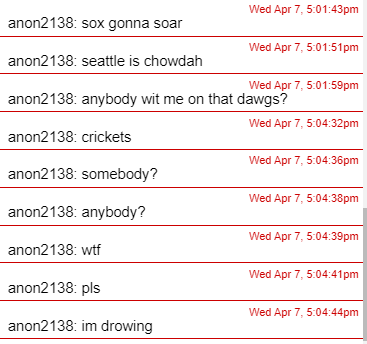 bro wtf is going on in baseball stream live chats i swear to god
