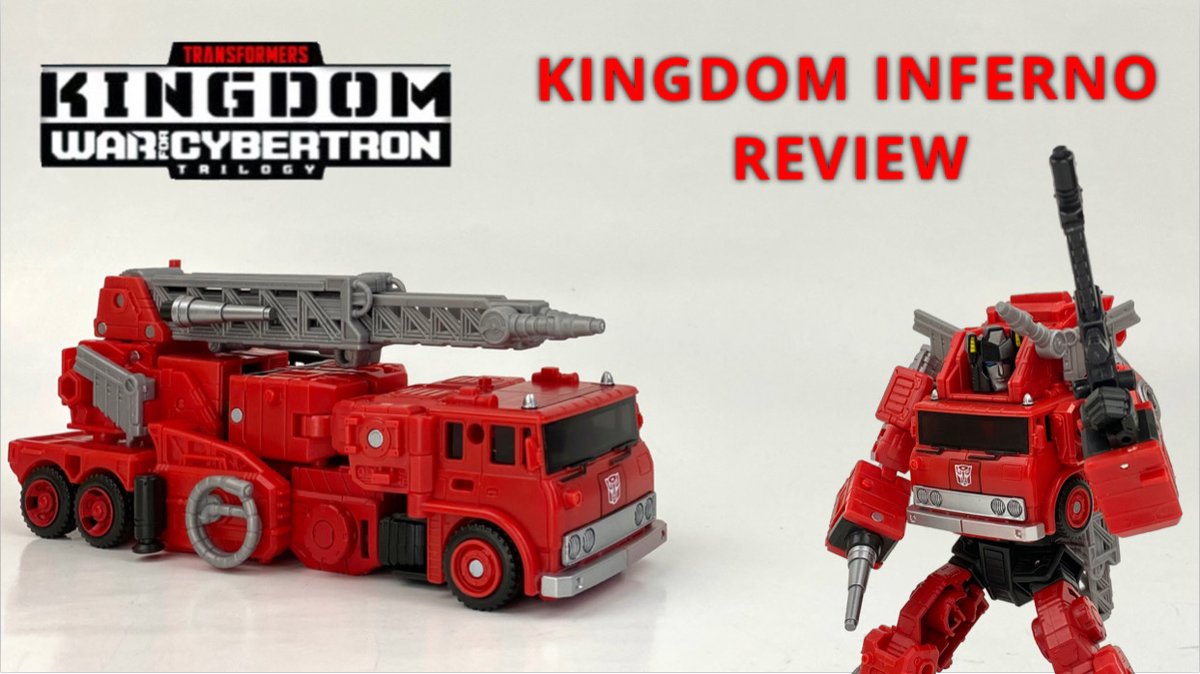 TheCollectorbot's tweet photo. Kingdom Inferno is hot stuff! Here's my review!
#TransformersKingdom #Transformers 

https://t.co/P2YLnKsrVp via @YouTube https://t.co/KCZ1uPzuBM