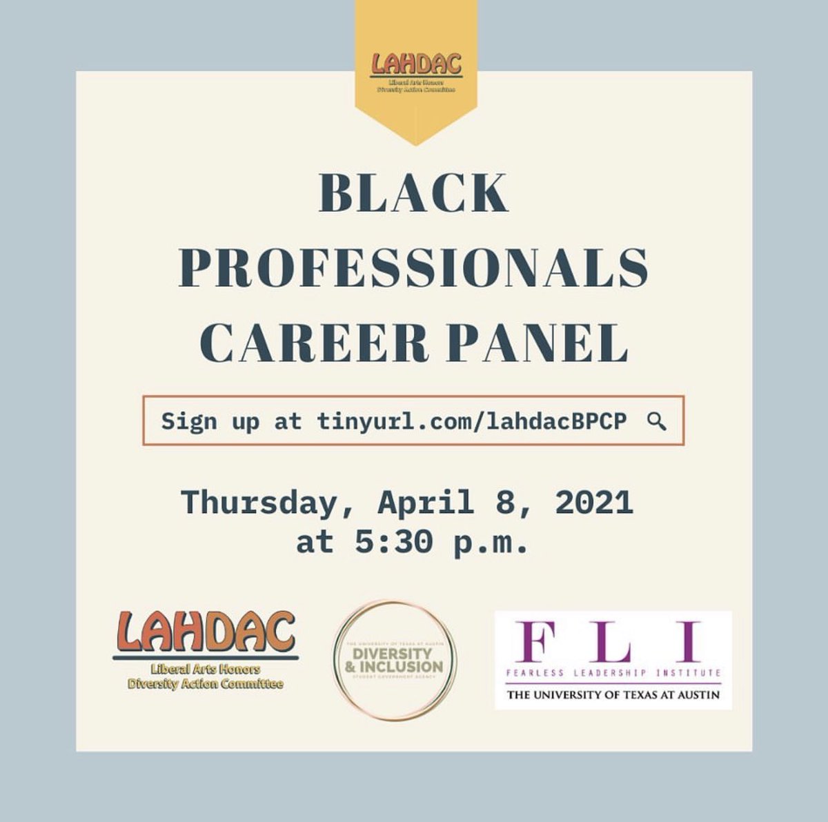 Hey friends! Join us tomorrow for a free Black Professionals career panel. We will have some AMAZING panelists joining us!
 Sign up here: eventbrite.com/e/black-profes…