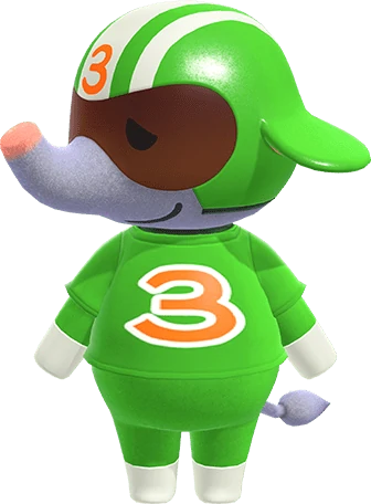 big top - big top more like big BABY i literally think he is the cutest racing villager by far i love him soso much i remember he moved out of my new leaf town not by choice and i was literally so upset. i'd love to have him back someday