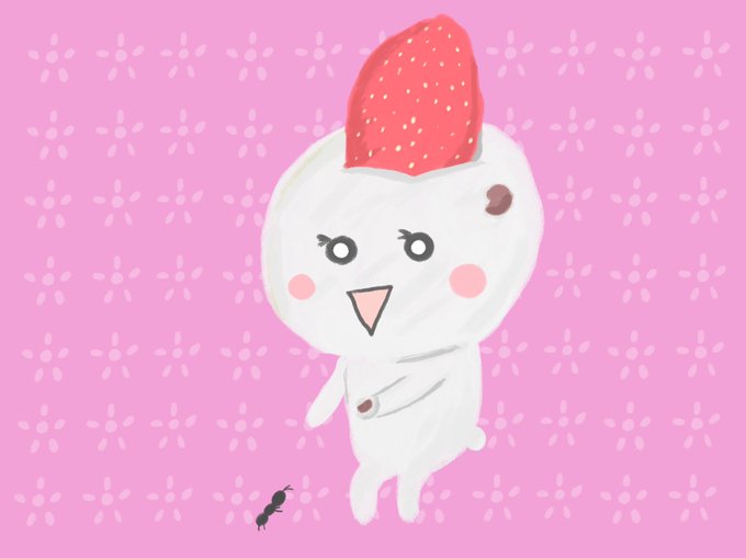 いちご大福のtwitterイラスト検索結果