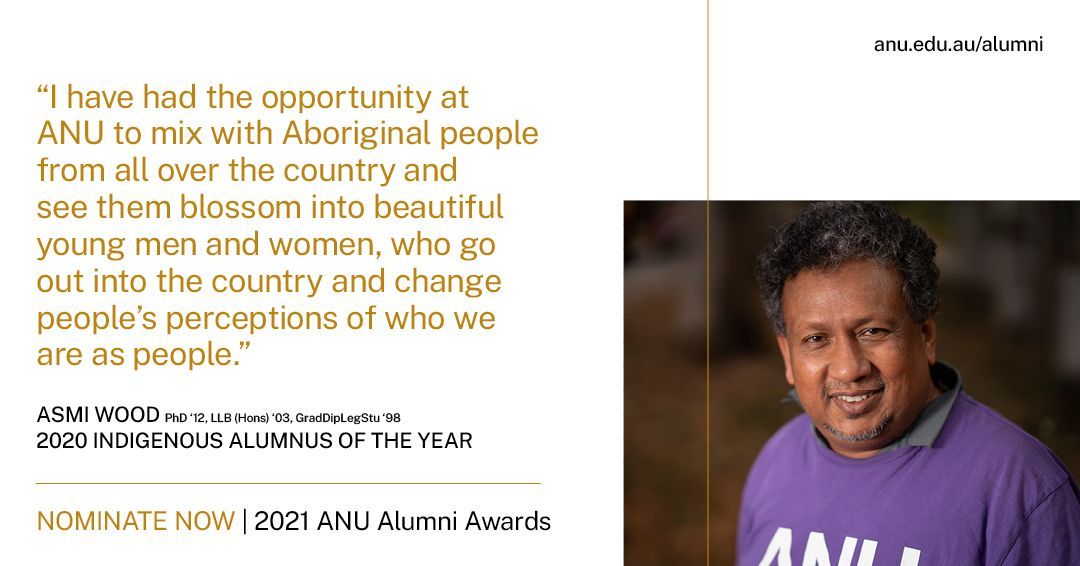 Do you know an exceptional ANU graduate?  Nominate them for an Alumni Award and give them the recognition they deserve 👏

Learn more: bit.ly/3cFltuP

#ANUAlumni #ANUAlumniAwards <a href="/ANU_Law/">ANU Law School</a> <a href="/ourANU/">ourANU</a>