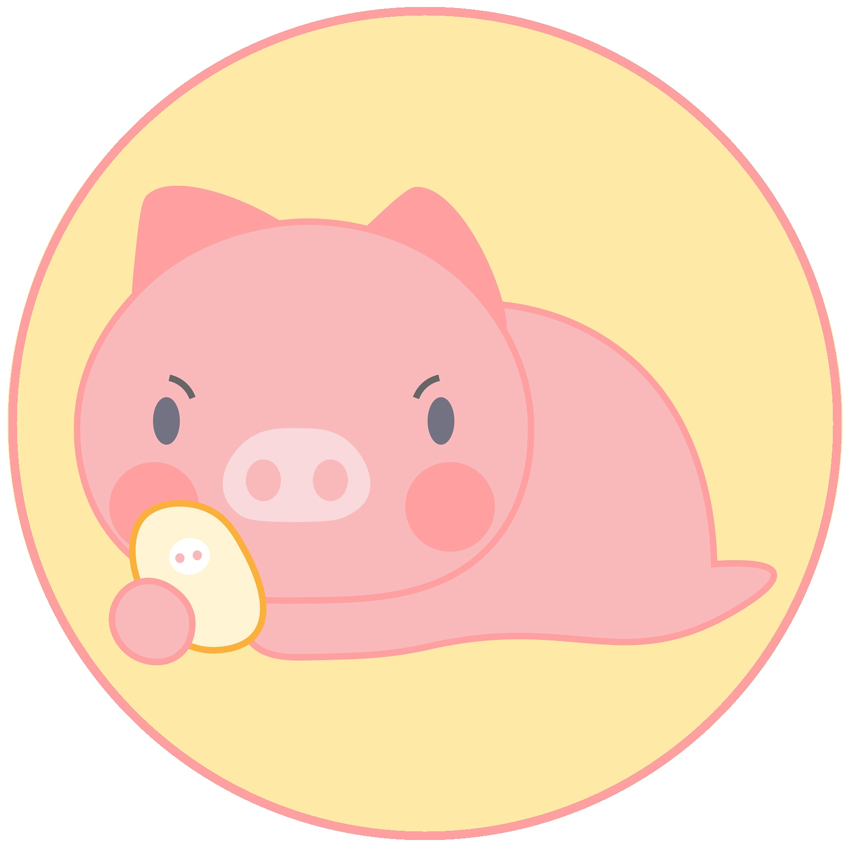 ま る A Twitter まるるのデザインガーデン ブーくん 楽天家で人懐っこい 返事待ってるブーくん Illustration イラスト オリジナルイラスト ゆるいイラスト ゆるい絵 癒やし かわいい かわいいイラスト ぶた キャラクター イラスト好きな人と